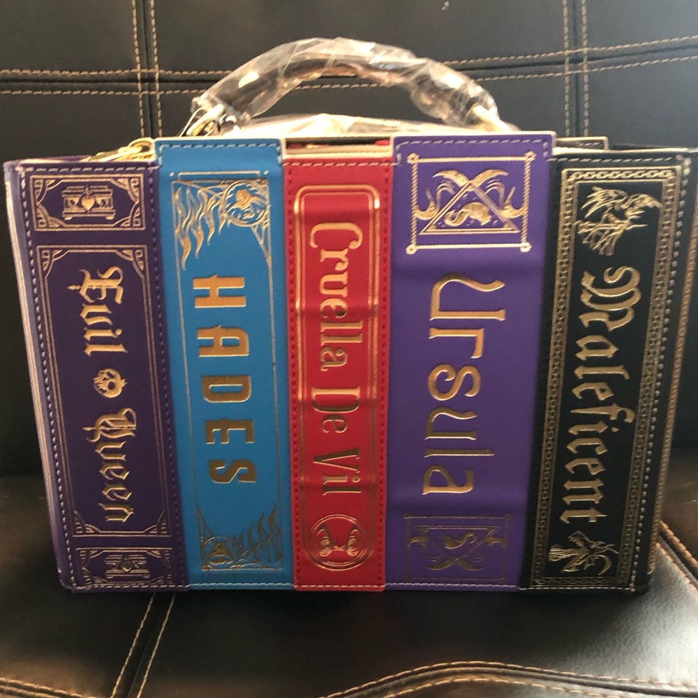 Disney Villains Books Loungefly with Pin